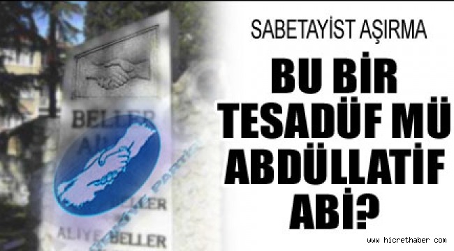 CHP li Abdullatif Şener,Türkiye Partisi'nin amblemi ile'Beller Ailesi'nin mezartaşı birbirinin aynısı
