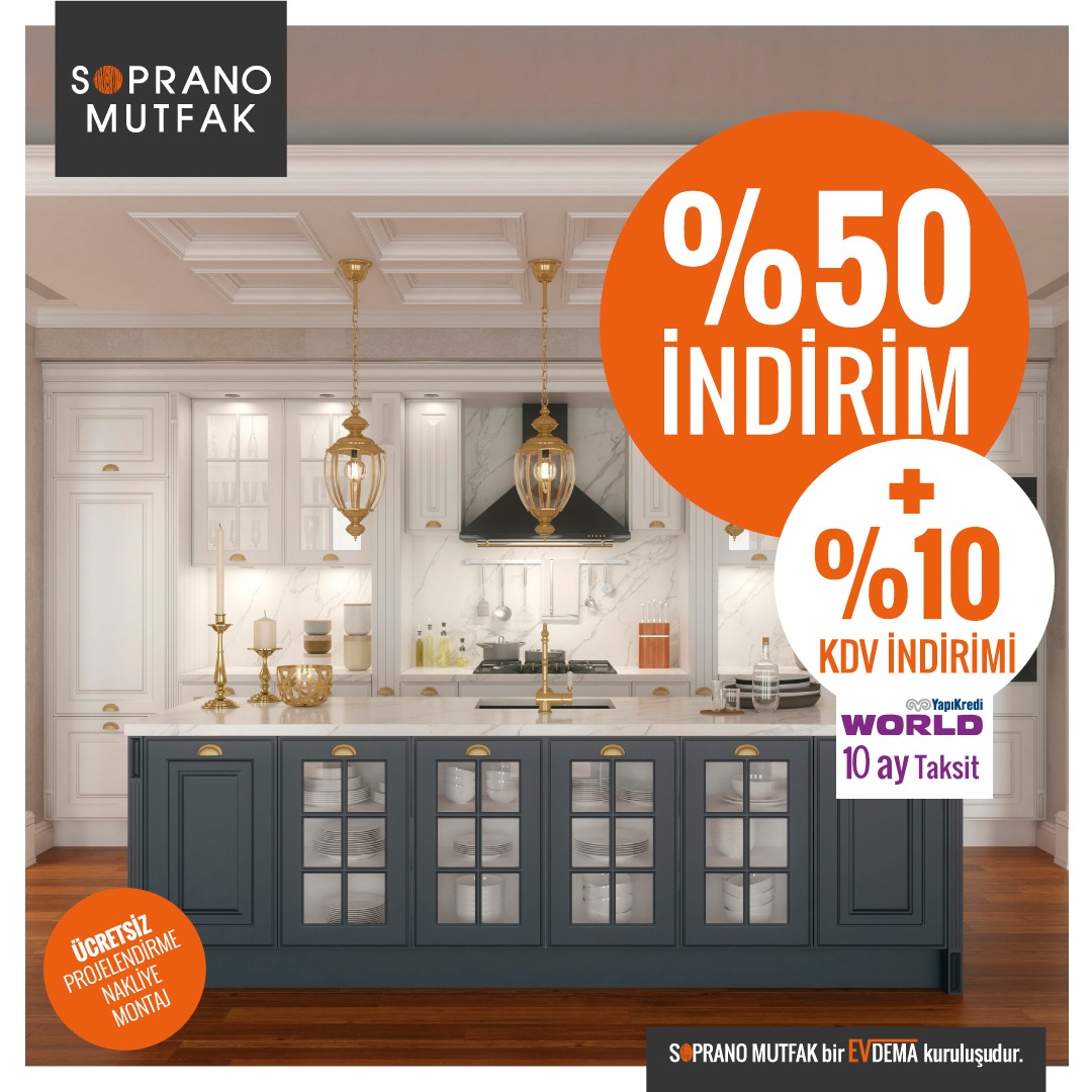 EVDEMA, %10’luk KDV indirimine ek olarak ekstra indirim kampanyaları yaptı.