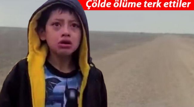 Meksika sınırında çocuk dramı: Çölde ölüme terk ettiler
