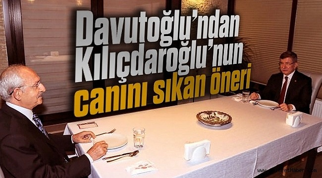 Davutoğlu'ndan Kılıçdaroğlu'nun canını sıkan öneri