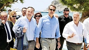 Yunan Başbakanı Miçotakis, İstanköy ve İstanbulya adalarına koştu