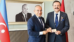 Rifat Hisarcıklıoğlu’na Azerbaycan dostluk nişanı