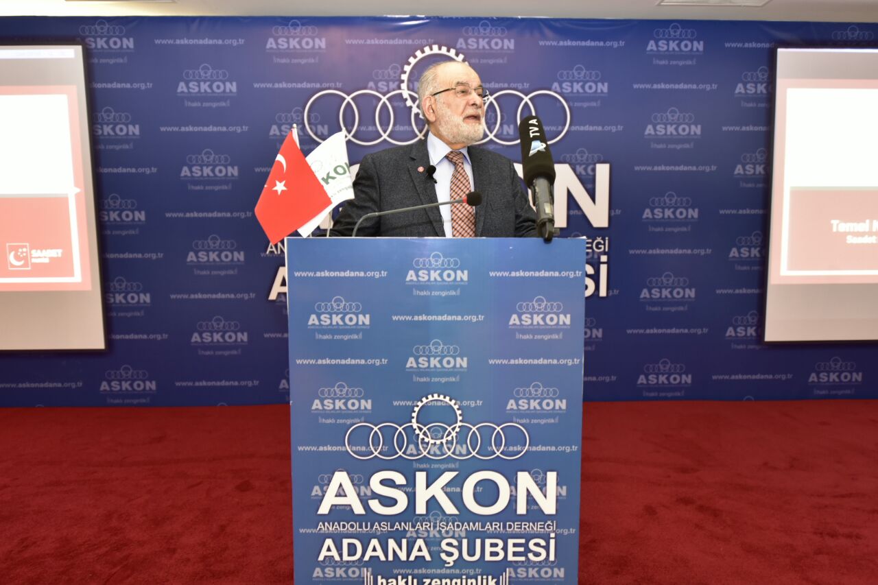 Karamollaoğlu, Askon Adana Şubesi’nin Kahvaltısında İşadamlarıyla Bir Araya Geldi… 