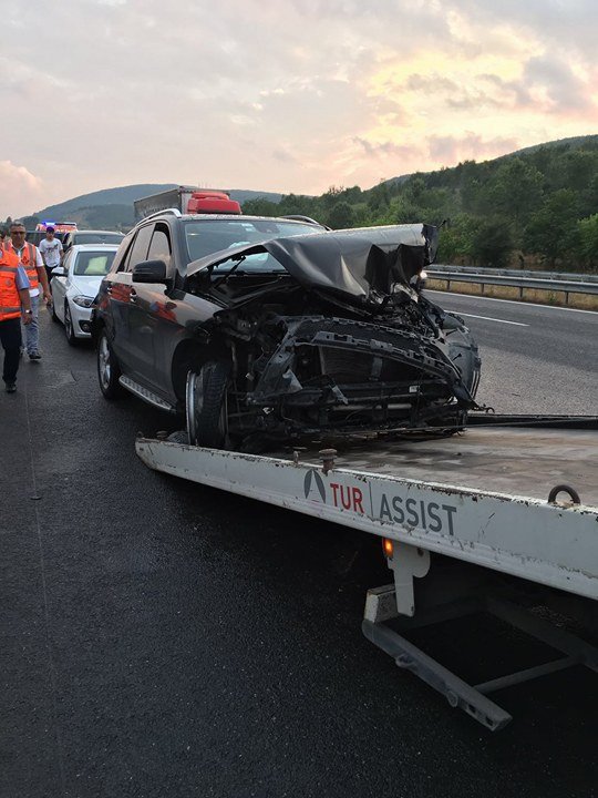 YeşilVadiArsa Yönetim Kurulu Başkanı Rafet Orhan Trafik Kazası Geçirdi