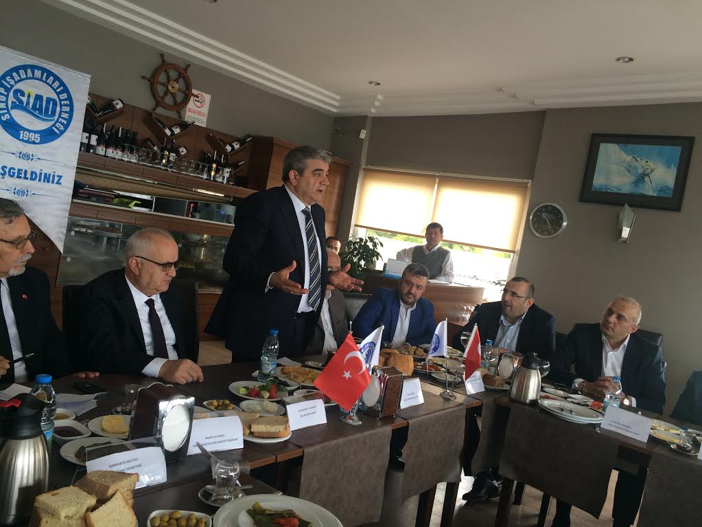  (SİAD)Başkanı Rafet Orhan, Sinop için hep birlikte hareket edelim dedi