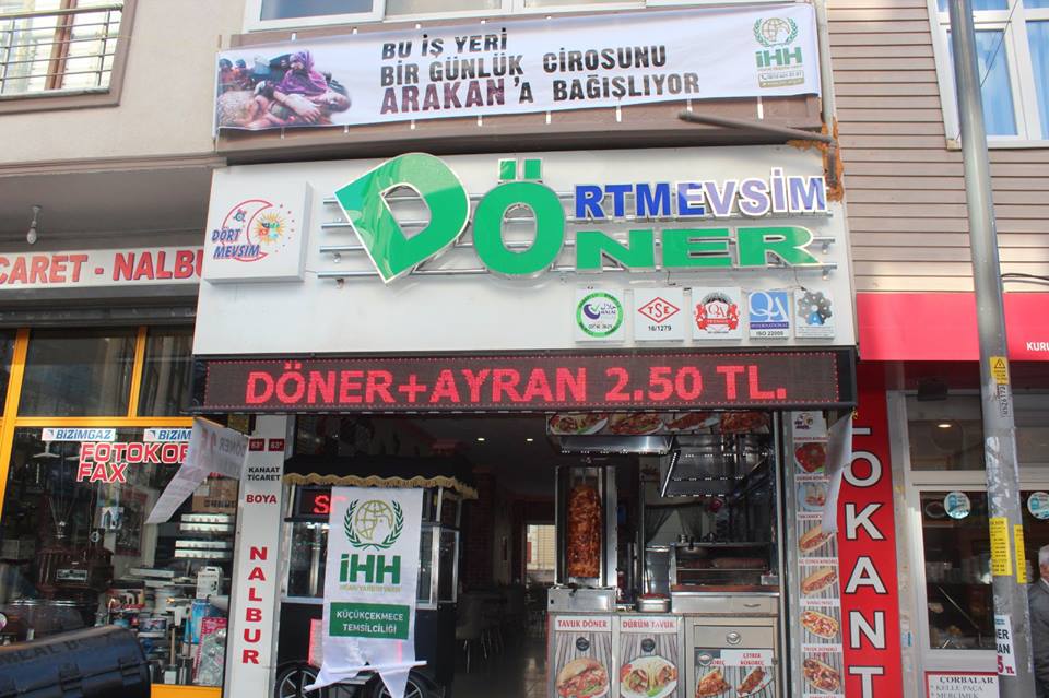 Sefaköy esnafında Arakan’a yardım 