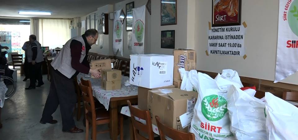 Siirt vakfı hizmette sınır tanımıyor 