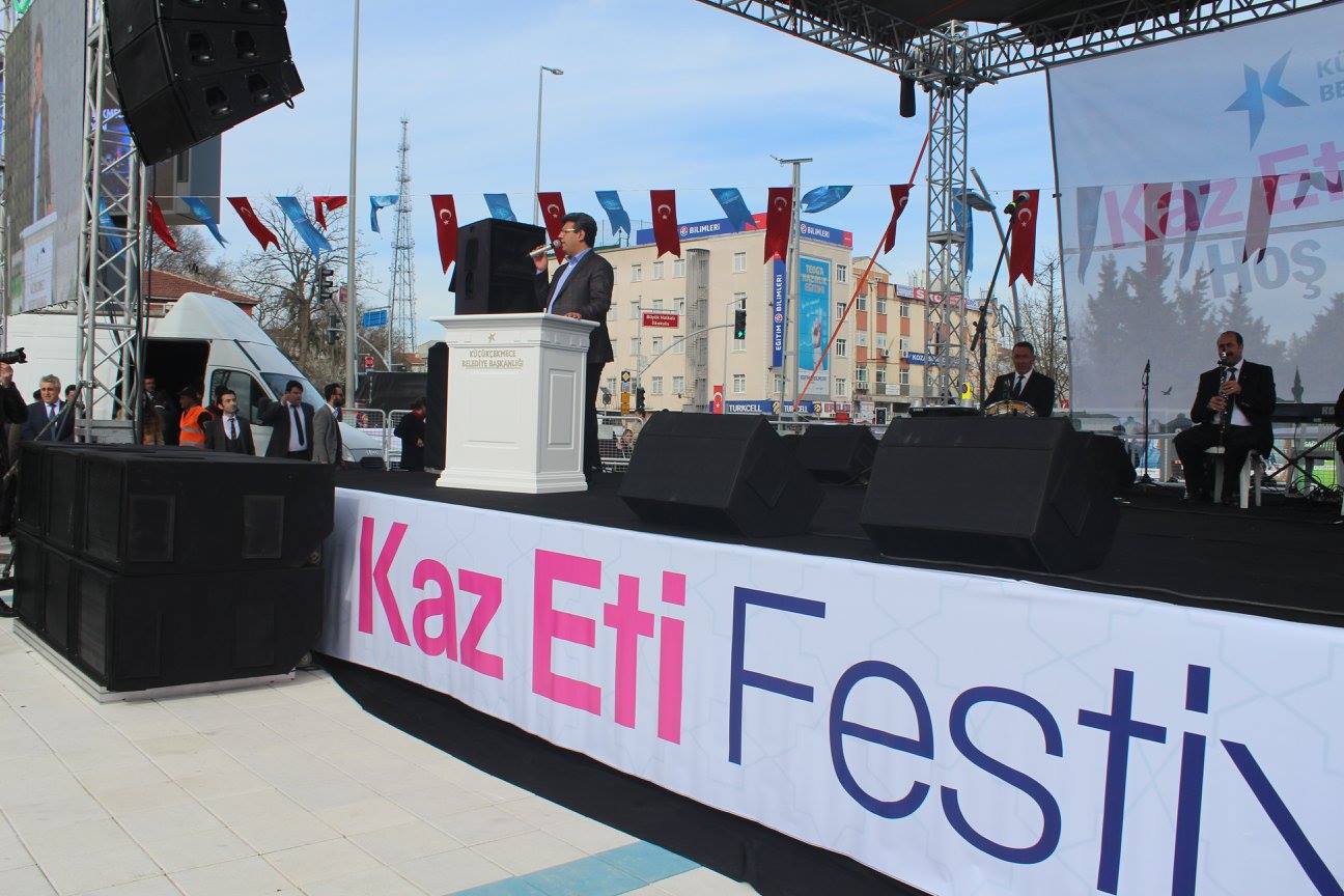 Türkiye’de ilk defa Küçükçekmece de ‘’Kaz Eti Festivali’ ’Yapıldı 