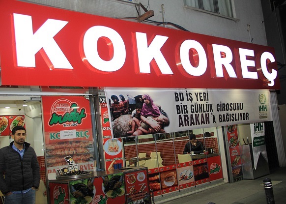 Sefaköy esnafında Arakan’a yardım