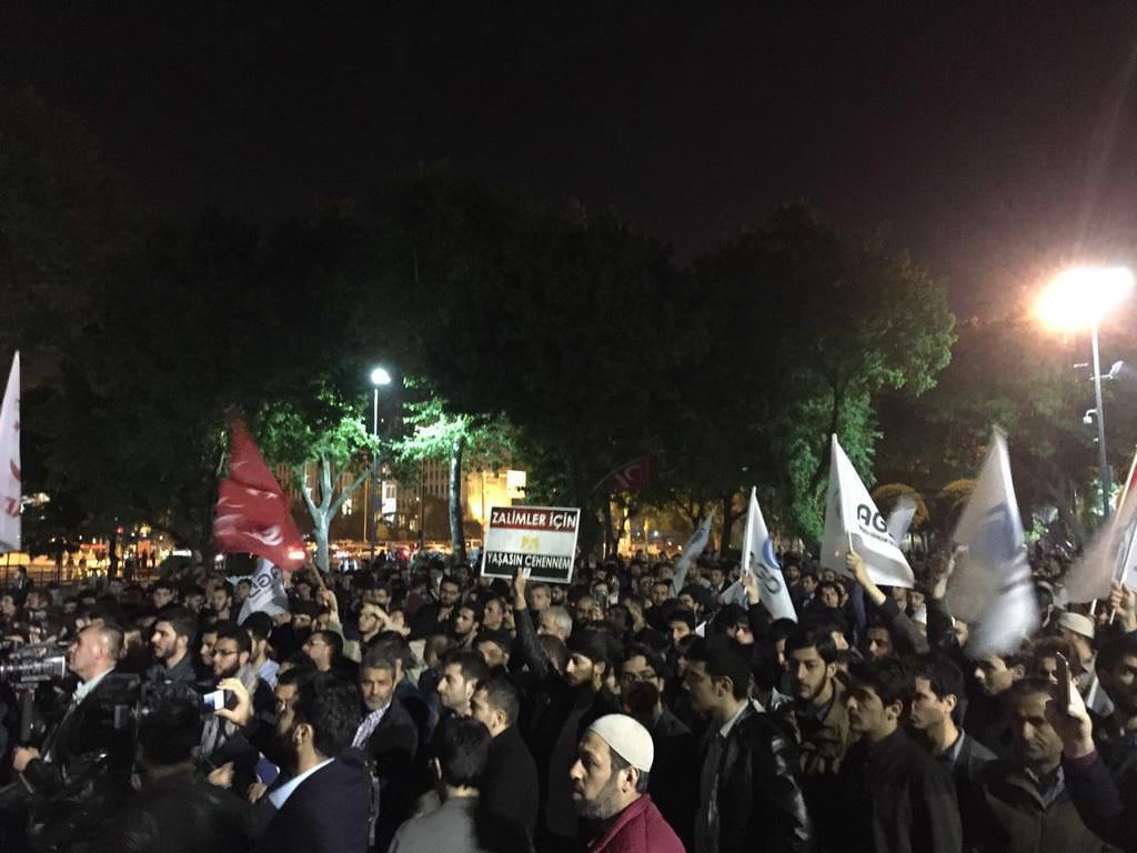 Bangladeş'te Rahman Nizami idamı İstanbul'da protesto edildi!
