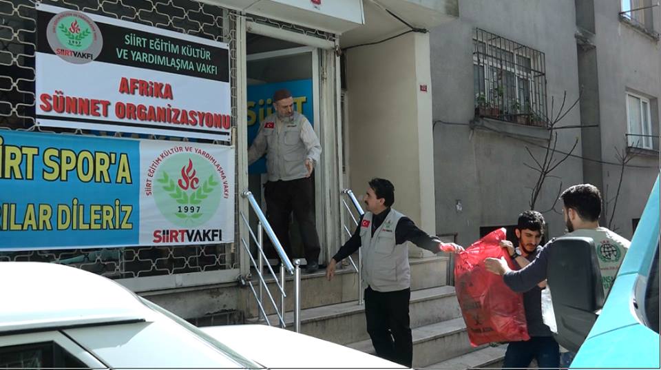 Siirt vakfı hizmette sınır tanımıyor 