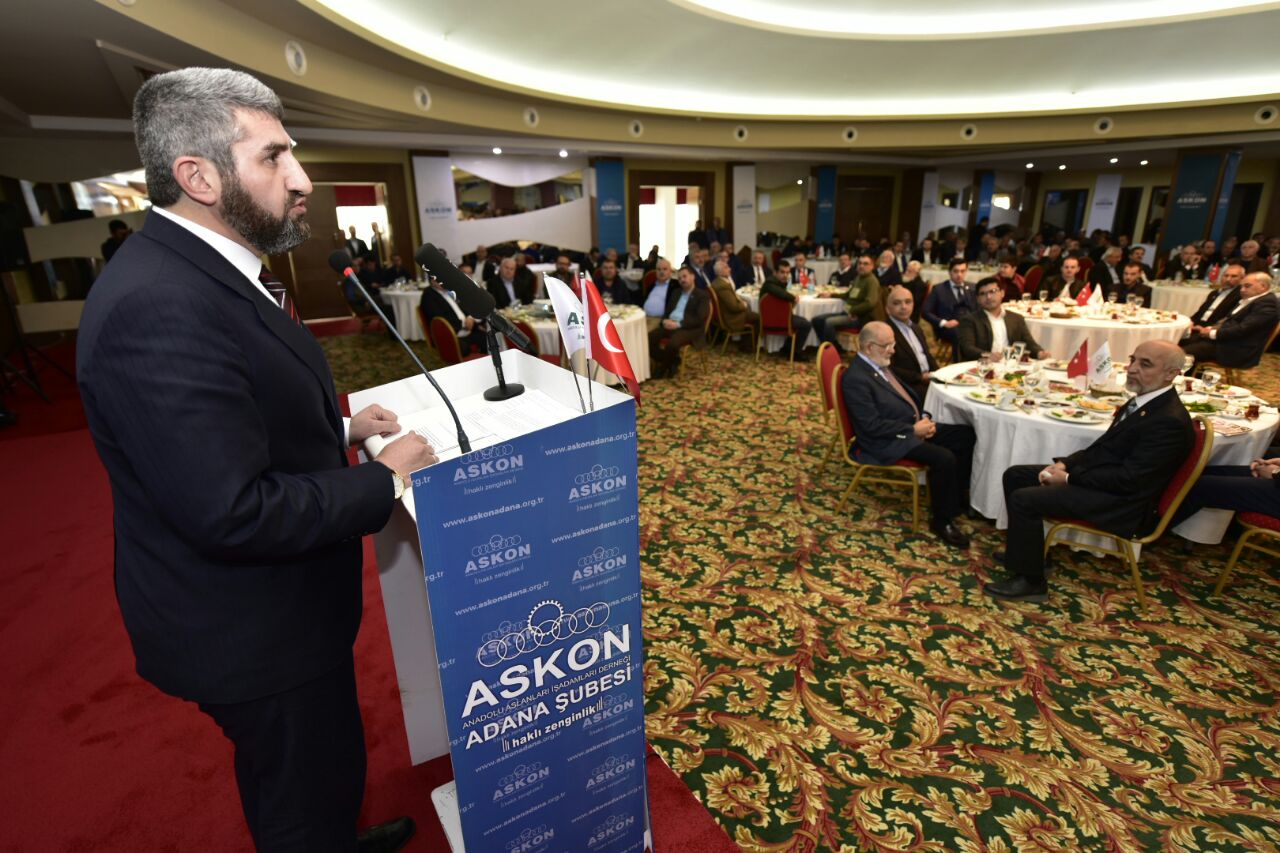 Karamollaoğlu, Askon Adana Şubesi’nin Kahvaltısında İşadamlarıyla Bir Araya Geldi… 