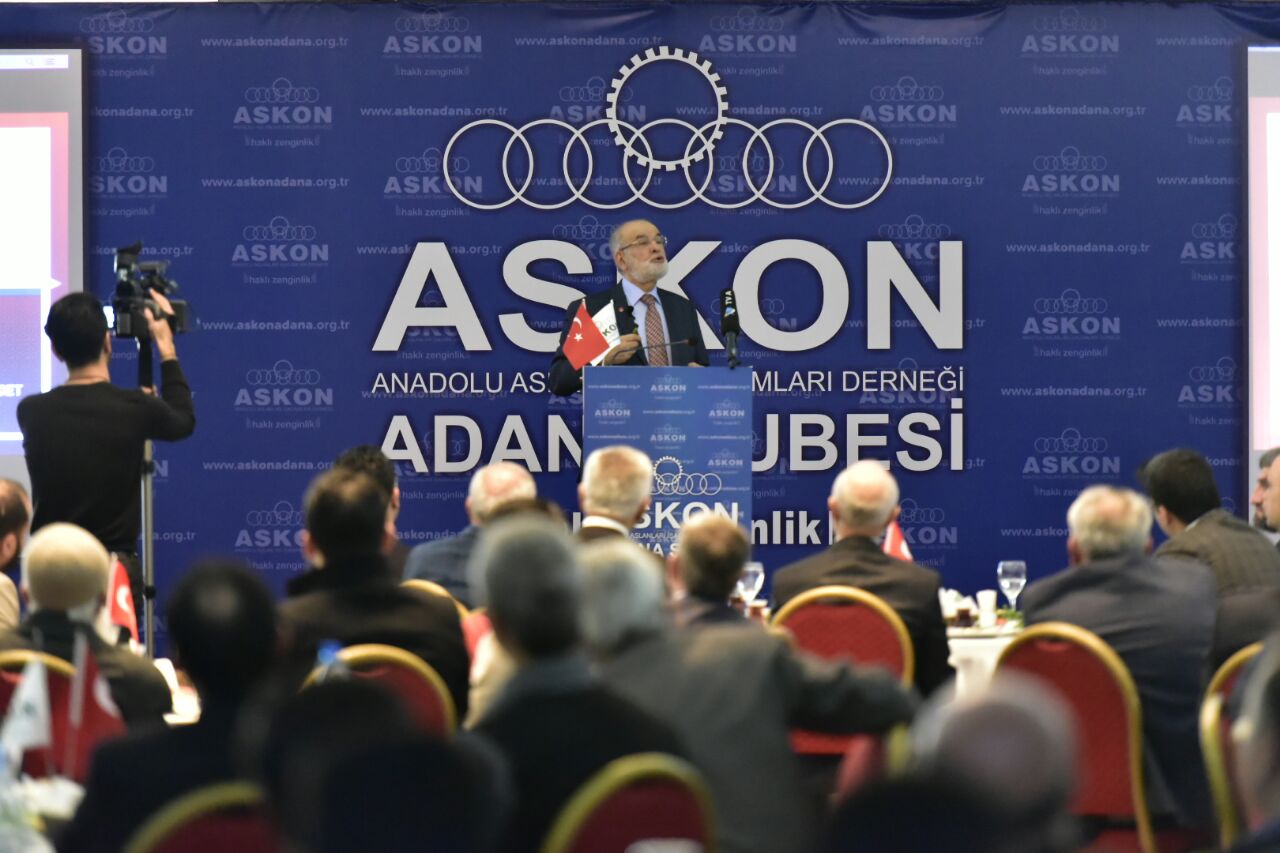Karamollaoğlu, Askon Adana Şubesi’nin Kahvaltısında İşadamlarıyla Bir Araya Geldi… 