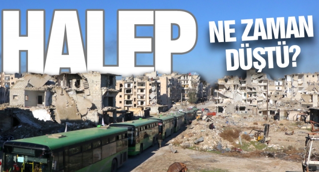 Halep ne zaman düştü