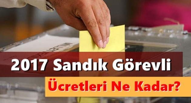 2017 Referandum Ücretleri Ne Kadar ?