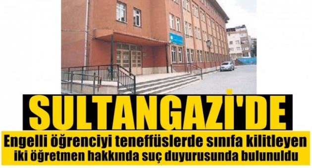 Sultangazi'de Öğretmen İhmali