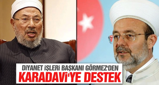 Mehmet Görmez Kardavi'ye Destek Verdi