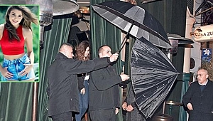 Hande Erçel için şemsiyeler açıldı!