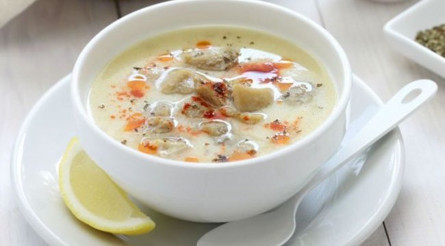 Krem kullanmak yerine paça çorbası için