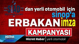 Siad'dan Erbakan  yerli otomobil İmza Kampanyası