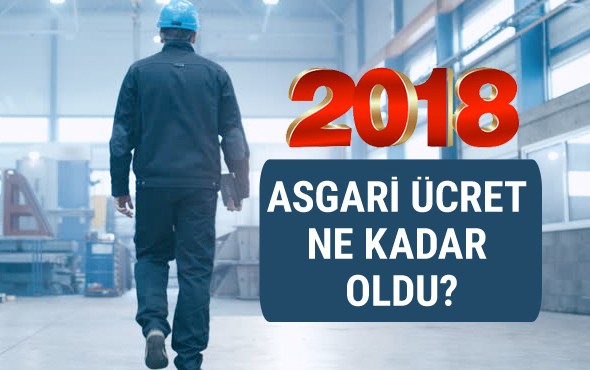 2018 Asgari Ücreti Belli oldu