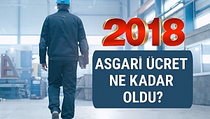 2018 Asgari Ücreti Belli oldu
