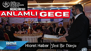 Başakşehir Erbakan Vakfı  Gönüllüleri Gece'de Buluştu