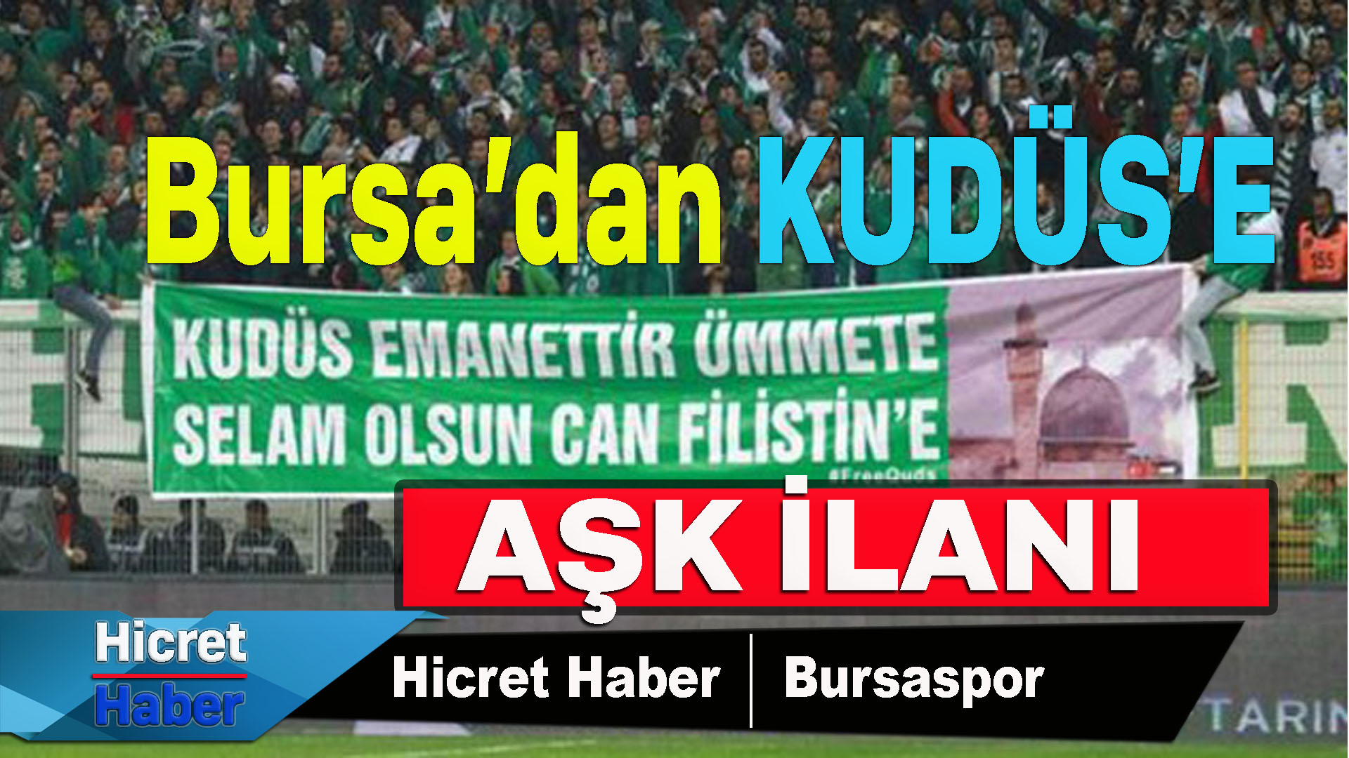 Bursasporlu Taraftarlardan Muhteşem Koreografi