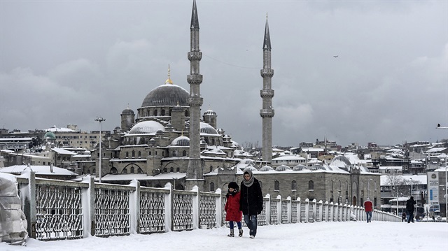 İstanbul'a Kar Uyarısı