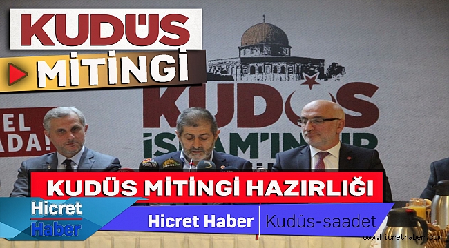 Pazar Günü Yenikapı'da KUDÜS Mitingi Var