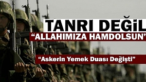Tanrı Yerine Alllahımıza Hamd Olsun