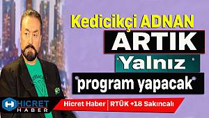 Adnan Oktar Artık  Kedisiz Program Yapacak