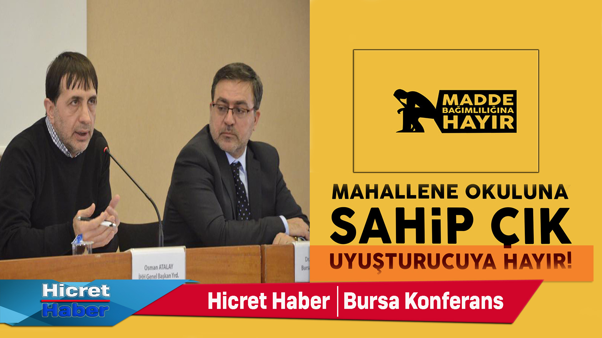Bursa'da Madde Bağımlılığıyla Mücadele Konferansı Yapıldı
