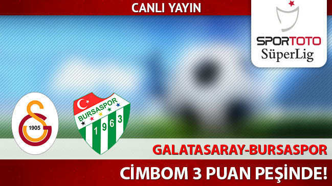 Bursaspor Galatasaray Maçı