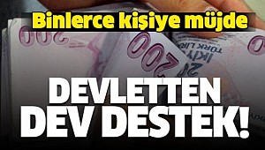 Devletten herkese destek