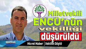 Hdp'li Encü'nün Vekilliği Düşürüldü