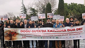 Küçükçekmece Sivil Toplum Platformu Suriye Doğu Guta'daki Yaşanan Zulme Sesiz Kalmadı