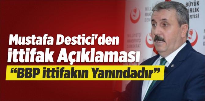 Mustafa Destici'den ittifak açıklaması