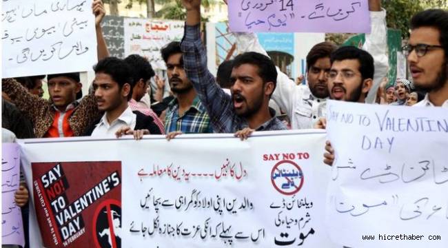 Pakistan'da 'Sevgililer Günü yasaklandı'Darısı Ülkemizin Başına
