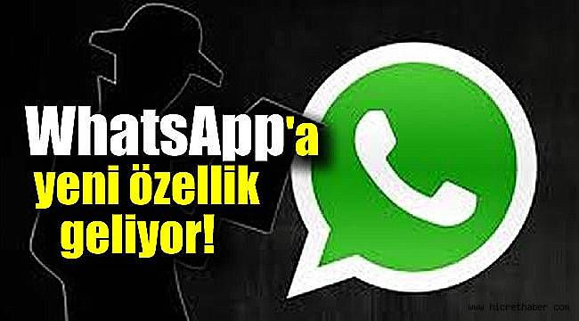 WhatsApp'a bir yeni özellik daha geliyor