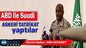 ABD Ve Suudi Arabistan Askeri Tatbikat Yaptı