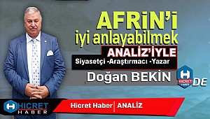 Afrin'i İyi Okuyabilmek