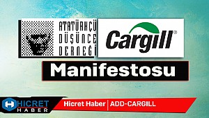 Atatürkçü Düşünce Derneği'nden Cargıll Manifesto