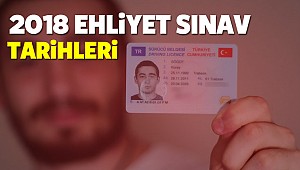 2018 Ehliyet sınav tarihleri! Kursa kayıt yaptıracaklar...