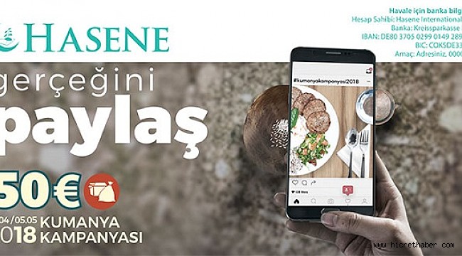 55 Ülkede, Türkiye'de 30 İlde kumanya yardımlarınızı ulaştırıyoruz.