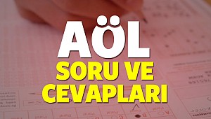 AÖL 2.dönem soru ve cevapları! AÖL soru ve cevap kitapçığı...