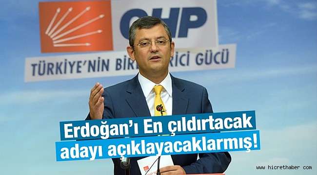 CHP Grup Başkanvekili Özgür Özel, Cumhurbaşkanı adayımız sürpriz isim olacak