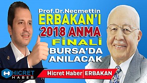 Erbakan'ı Anma Finali Bursa'da Yapılacak