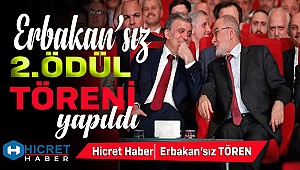 Erbakan'sız 2.Ödül Töreni  Seçim Gösterisine  Dönüştü