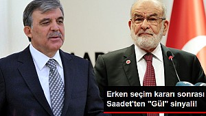 Saadet'ten Gül Sinyali Selektör Yapıyor